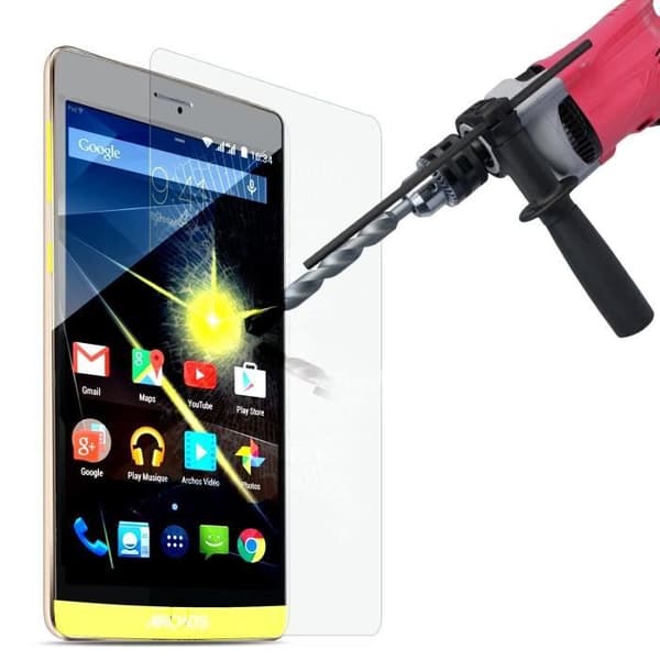 Skyddande film - Archos - 50 Helium Plus - Härdat glas - Rep-resistant - 9H