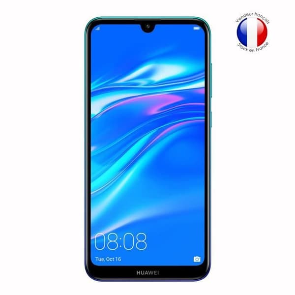 Huawei y7 prime 2019 Skärmskyddsfilm i härdat glas med hög transparens, ultrabeständig, ultratunn, antispår, installation