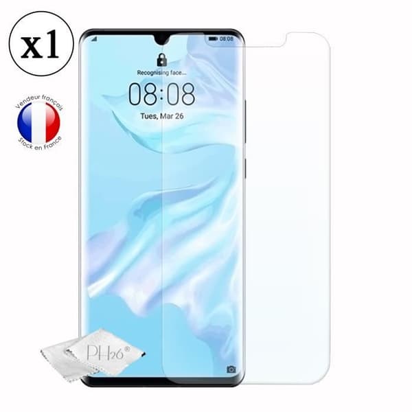 Huawei P30 pro Skärmskydd i härdat glas med hög transparens, ultrabeständig, ultratunn, anti-märken, enkel installation