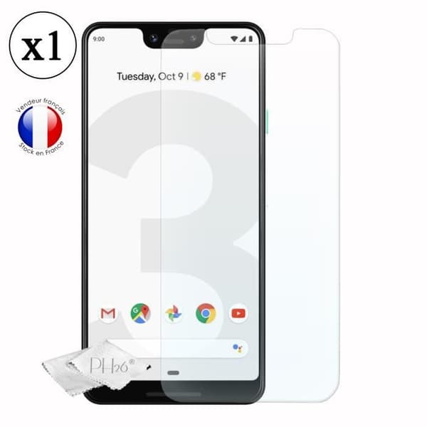 SkyddsfFilm - PH26® - Google Pixel 3a XL - Härdat glas - Ultra tunt - Repbeständigt