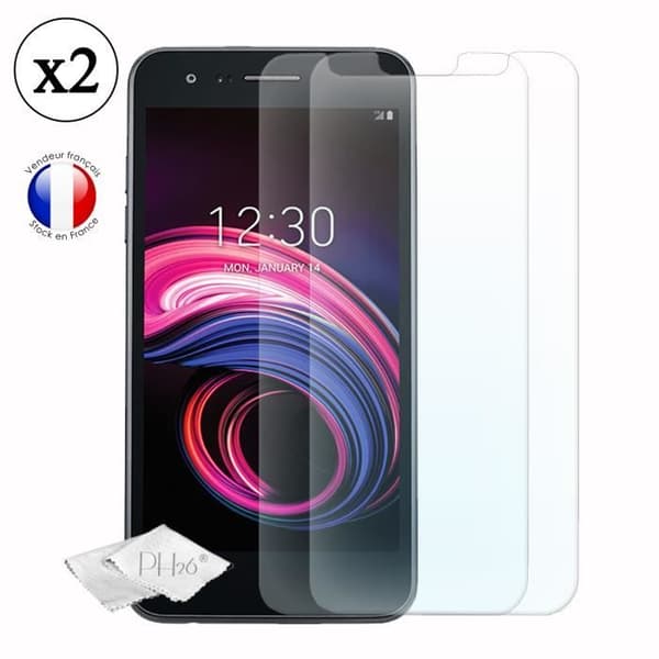 LG Aristo 3 Pack 2 skärmskyddsfilmer i härdat glas med hög transparens, ultrabeständig, ultratunn, anti-märken, installation