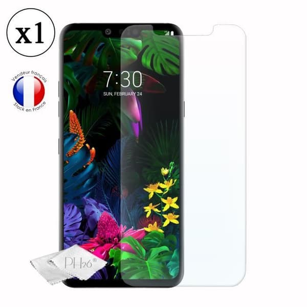 Skyddfilm - LG - G8 ThinQ - Härdat glas - Ultra hållbar - Hög transparens
