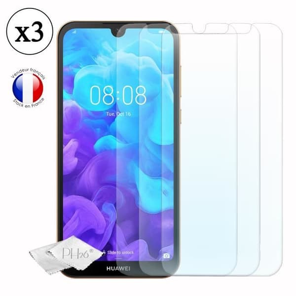 Skydd film - Huawei - Y5 2019 - Härdat glas - Ultrarobust - Repbeständig