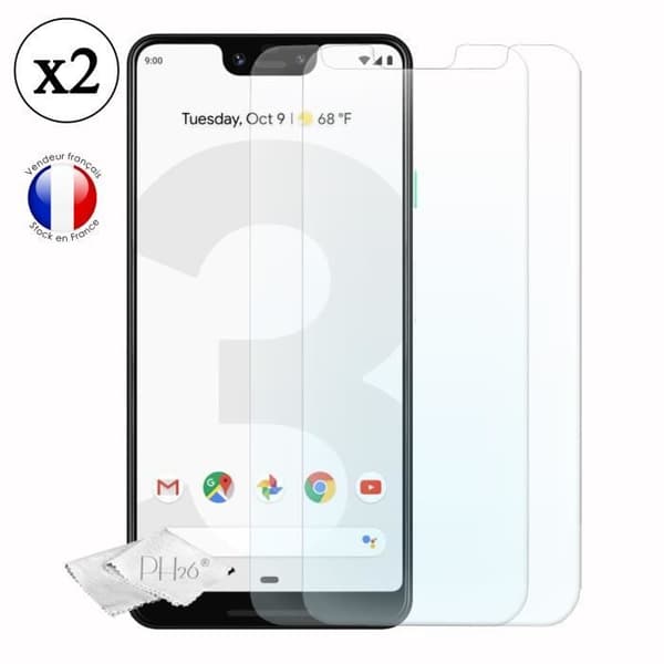 SkyddsfFilm - PH26® - Google Pixel 3a XL - Härdat glas - Ultra tunt - Repbeständigt