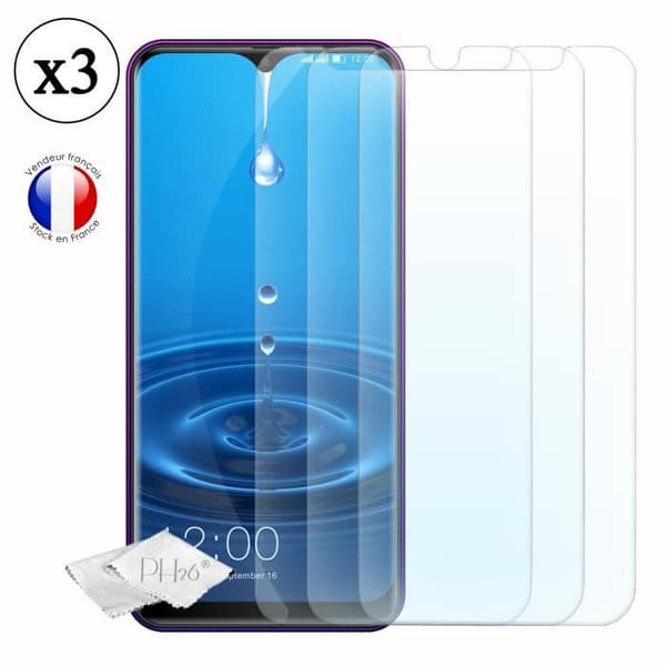 Leagoo S11 Pack 3 skärmskydd i härdat glas med hög transparens, ultrabeständig, ultratunn, anti-märken, installation
