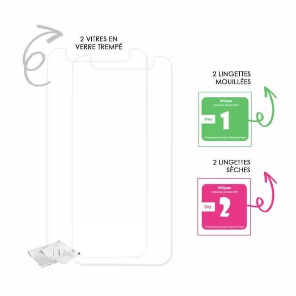 Skärmskydd - Realme - X Master Edition - Härdat glas - Pack med 2 - Ultratåligt
