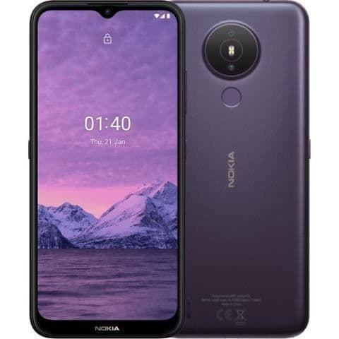 Pack med 2 filmer av ultrastarkt härdat glas för skärmskydd till Nokia 1.4 (Maximal hårdhet)