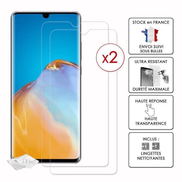 Pack med 2 filmer av ultrastarkt härdat glas för skärmskydd till Nokia 1.4 (Maximal hårdhet)