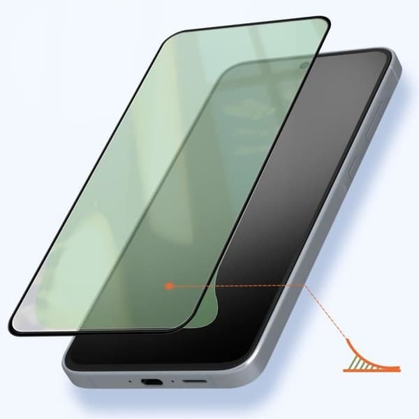 Härdat glas för Samsung A55 Full vidhäftning Fasad Transparent