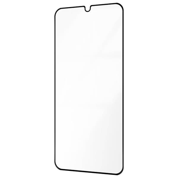 Härdat glas - AVIZAR - Samsung Galaxy A25 - Transparent svart - Ultratunt - Reptålig