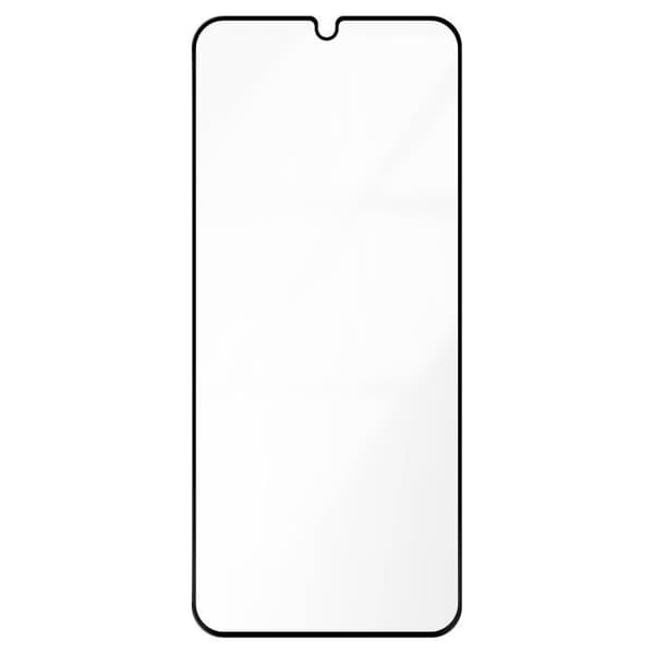 Härdat glas - AVIZAR - Samsung Galaxy A25 - Transparent svart - Ultratunt - Reptålig