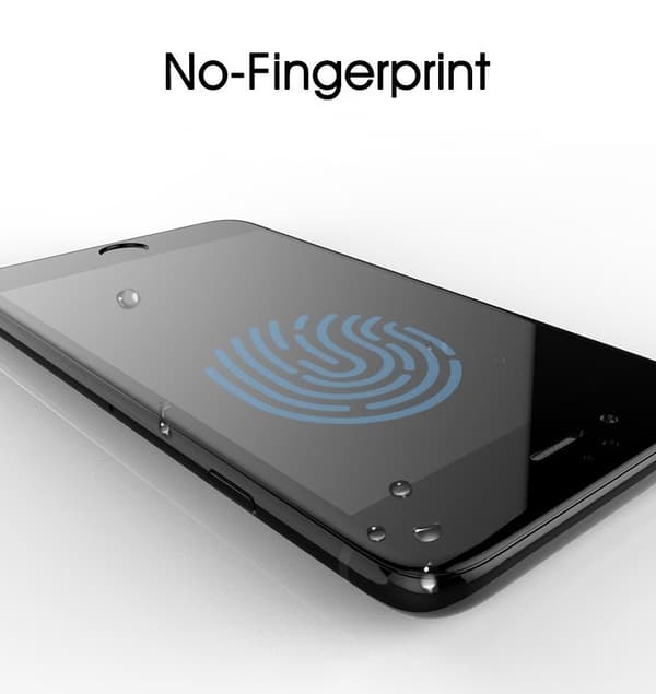 3x Herdet glassdeksel iPhone 6/7/8 Plus 5D dekker fullskjerm svart