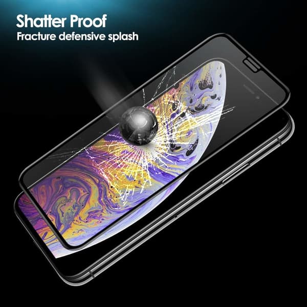 3x Hærdet glasafdækning iPhone 11 Pro Max / Xs Max 5D Full Fit