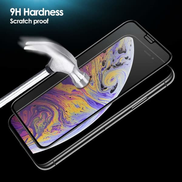 3x Hærdet glasafdækning iPhone 11 Pro Max / Xs Max 5D Full Fit