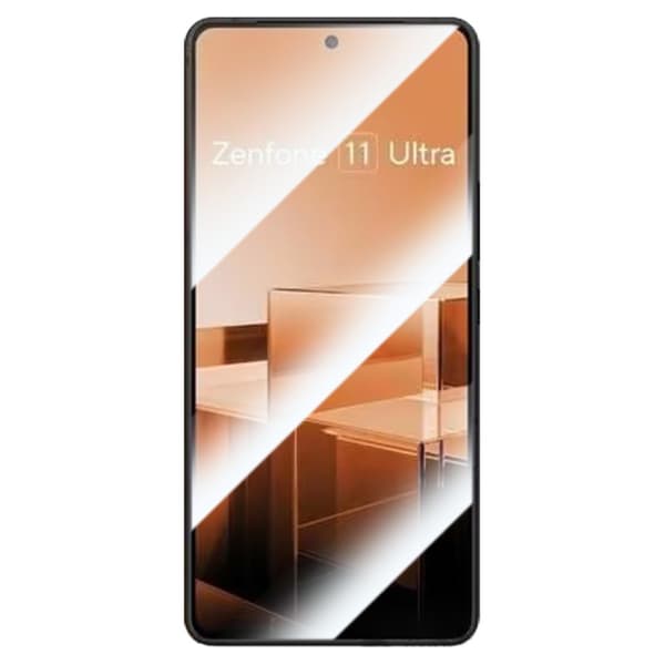 SKALO Asus Zenfone 11 Ultra 5G Heltäckande Skärmskydd Härdat Glas - Svart