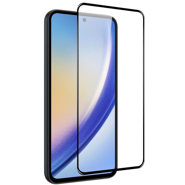 2-PAK SKALO Samsung Galaxy A55 5G FULL-FIT Hærdet Glas Skærmbeskyttelse - Sort