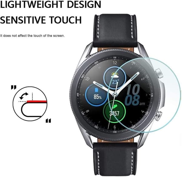 2x Hærdet glasskærmbeskytter til Samsung Galaxy Watch 45mm