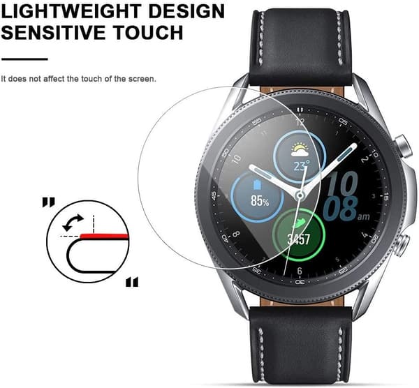 2x Hærdet glasskærmbeskytter til Samsung Galaxy Watch 45mm