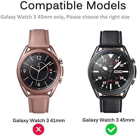 2x Hærdet glasskærmbeskytter til Samsung Galaxy Watch 45mm
