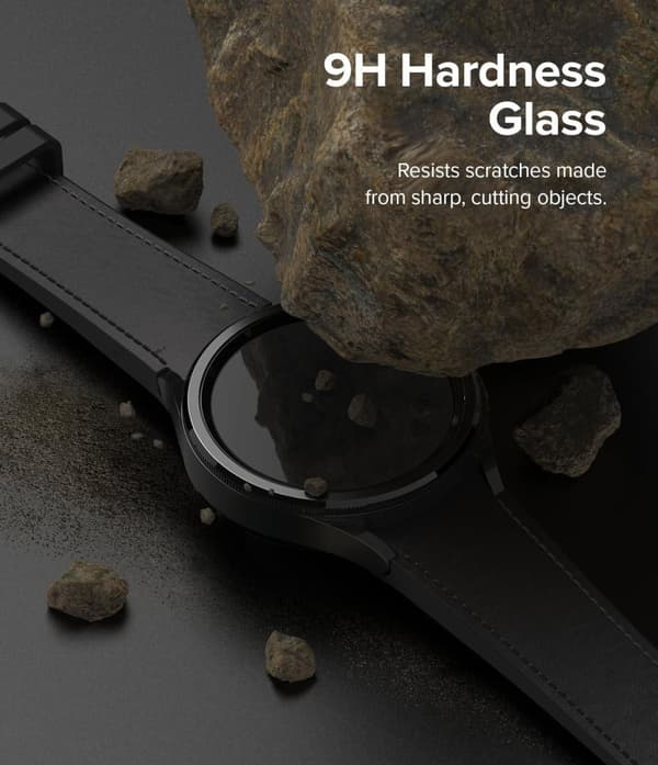 2x Skjermbeskytter for herdet glass til Samsung Galaxy Watch 47mm