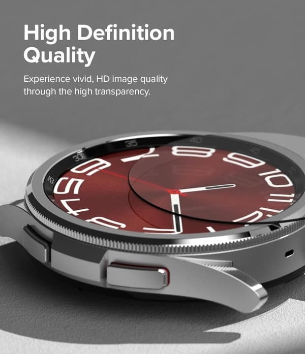2x Skjermbeskytter for herdet glass til Samsung Galaxy Watch 47mm