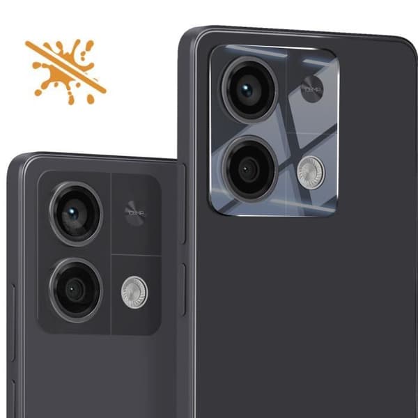 Kameraskydd för Xiaomi Redmi Note 13 5G Transparent 3D krökt härdat glas