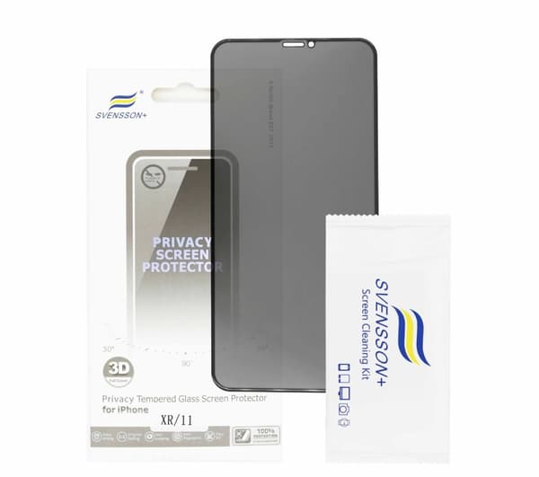 Svensson Plus Privacy Tempered Glass Screen Protector for iPhone XR/11