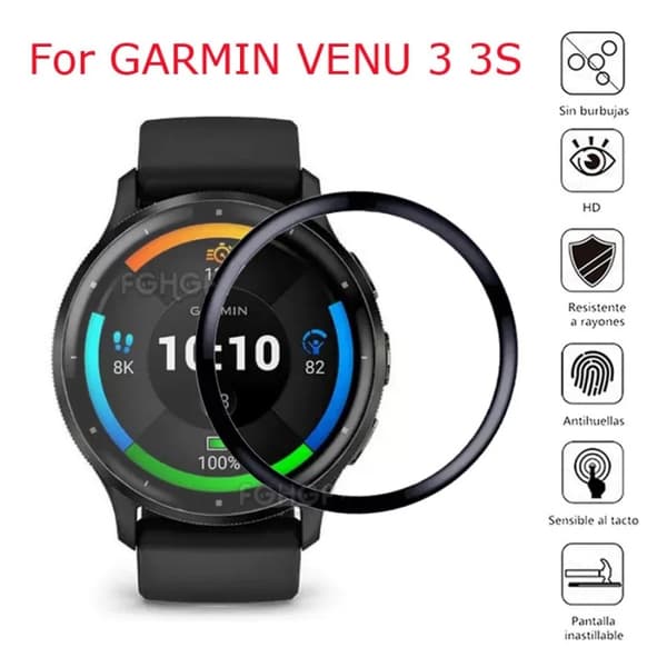 Garmin Venu 3s FullFrame 3D Härdat glas 0.26mm 9H