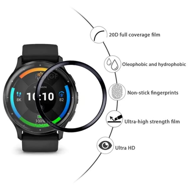 Garmin Venu 3s FullFrame 3D Härdat glas 0.26mm 9H
