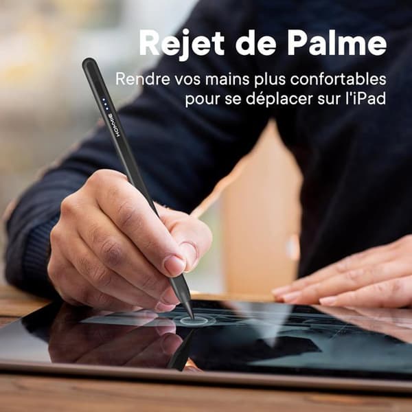 iPad Stylus Pen för iPad 2018-2023 med lutningsavkänning och magnetisk för iPad 6,7,8,9/Mini 5,6/iPad Air 3,4,5/Pro 12,9"/11"