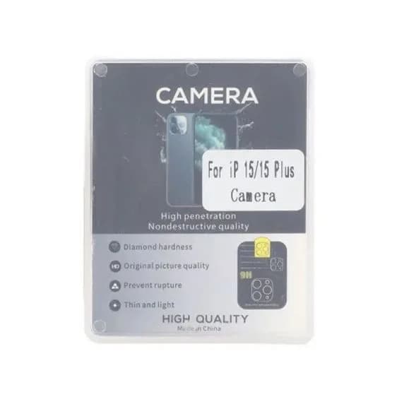iPhone 15 / iPhone 15 Plus Kameraskydd Härdat Glas (5-pack)