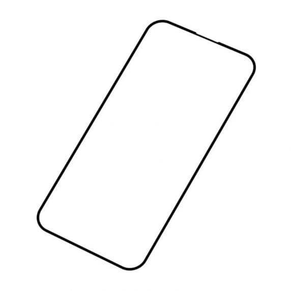 Skärmskydd iPhone 15 - 3D Härdat Glas Svart (5-pack)