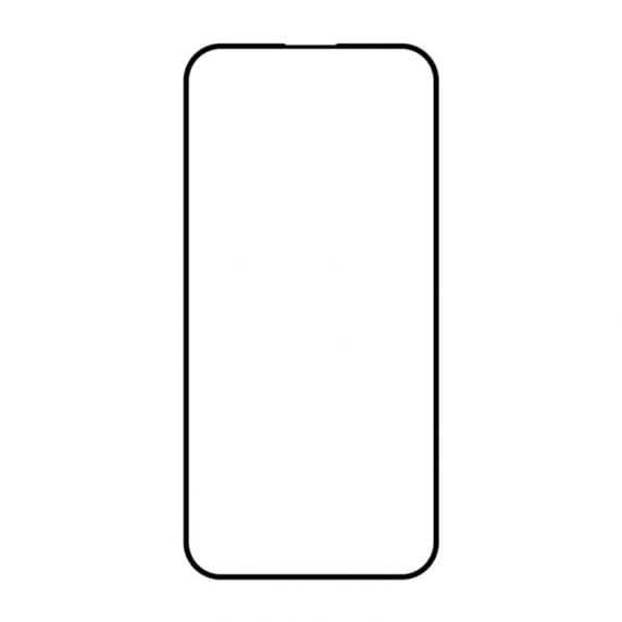 Skärmskydd iPhone 15 - 3D Härdat Glas Svart (5-pack)