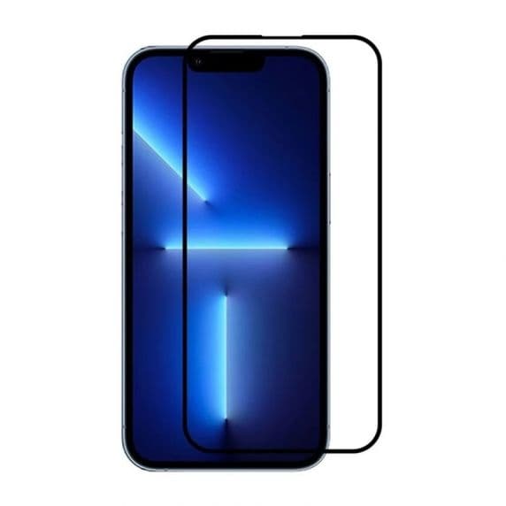 Skärmskydd iPhone 15 - 3D Härdat Glas Svart (5-pack)