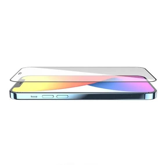 Skärmskydd iPhone 12 Pro Max - 3D Härdat Glas Svart