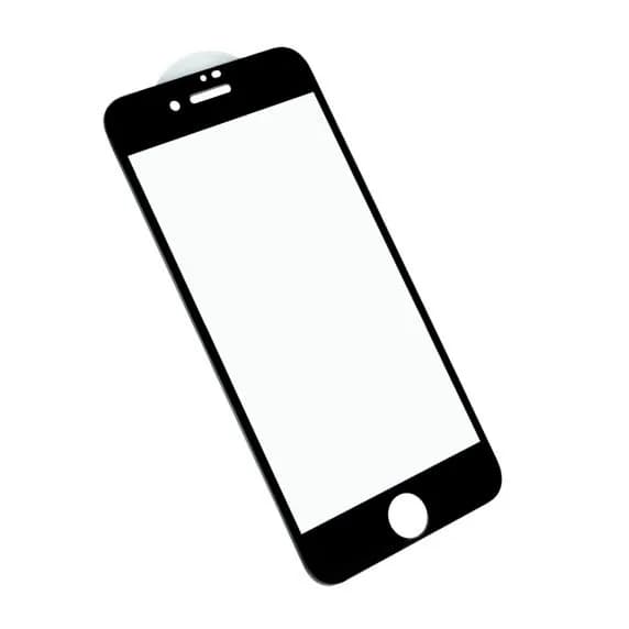 Skärmskydd iPhone 7/8/SE (2020/2022) - 3D Härdat Glas Svart