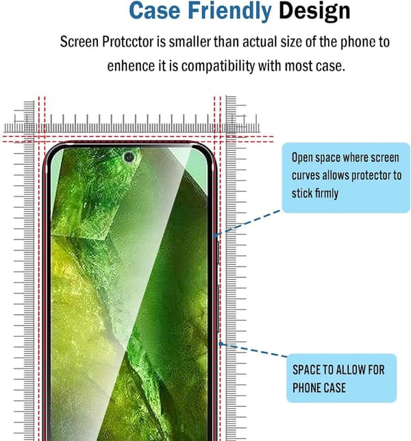 1-pakkaus karkaistu lasi näytönsuoja Google Pixel 8a