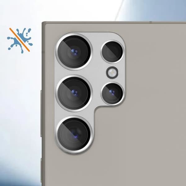 Kameraskydd i härdat glas för Samsung Galaxy S24 Ultra Enkay Silver