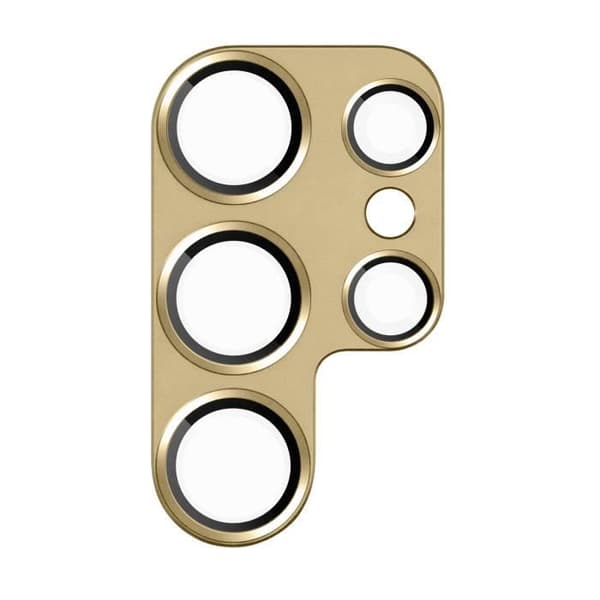 Kameraskydd - ENKAY - Samsung Galaxy S24 Ultra - 9H härdat glas - Reptålig - Guld