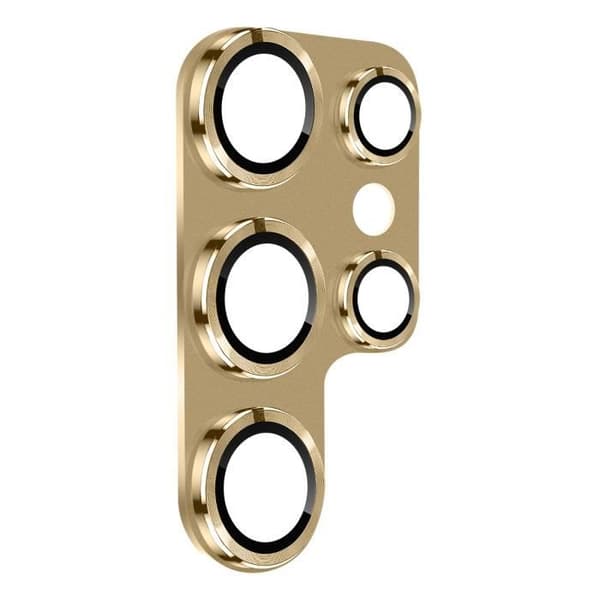 Kameraskydd - ENKAY - Samsung Galaxy S24 Ultra - 9H härdat glas - Reptålig - Guld