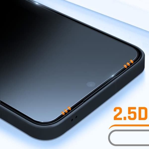 Härdat glas för Samsung S24 9H Hårdhet Anti-Scratch Total Cover Akashi Black