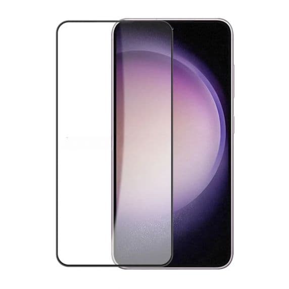Skärmskydd Samsung Galaxy S24 0.23mm 2.5D Härdat Glas - Svart (5-pack)