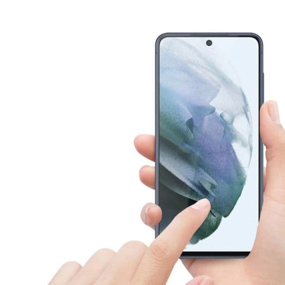 Skärmskydd Galaxy S21 FE - 3D Härdat Glas Svart (5-pack)