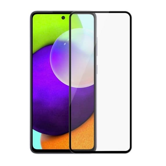 Skärmskydd Galaxy A52 - 3D Härdat Glas Svart (5-pack)