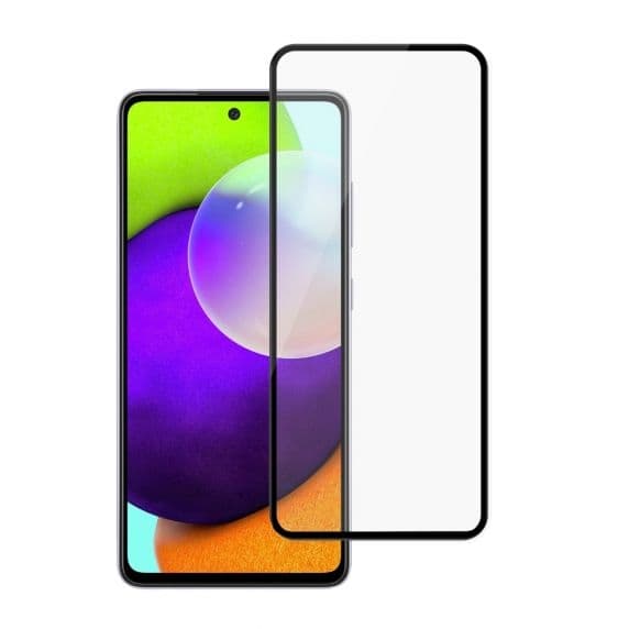 Skärmskydd Galaxy A52 - 3D Härdat Glas Svart (5-pack)