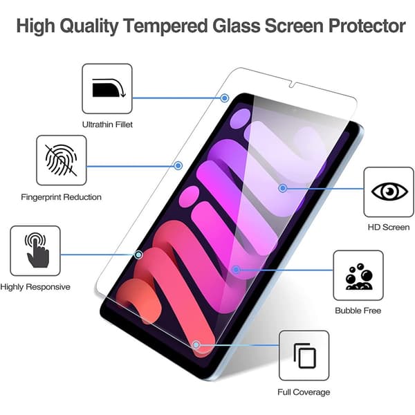 SKALO iPad Mini (2021) Skärmskydd i Härdat glas
