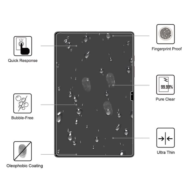 SKALO Samsung Tab A8 10.5 (2021/2022) Skärmskydd i Härdat glas