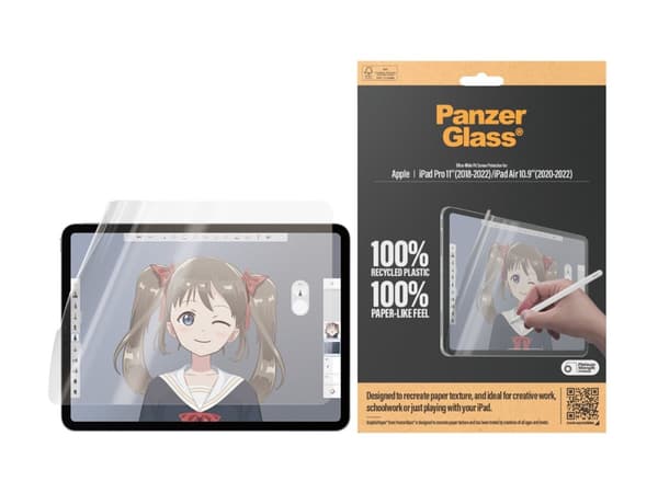 PanzerGlass - Skärmskydd för surfplatta - ultrabred passning - film - för Apple 10.9-inch iPad Air (4:e generation, 5:e generation); 11-inch iPad Pro