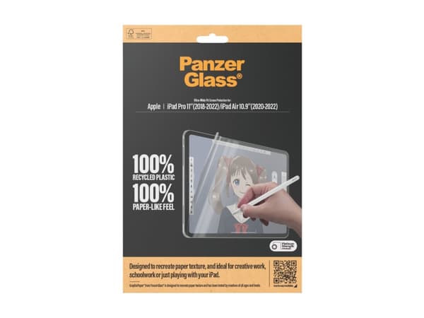 PanzerGlass - Skärmskydd för surfplatta - ultrabred passning - film - för Apple 10.9-inch iPad Air (4:e generation, 5:e generation); 11-inch iPad Pro