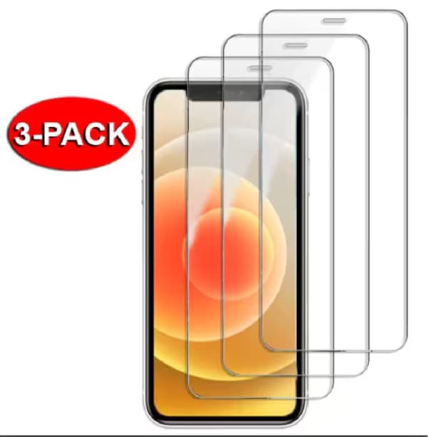 INF iPhone 12 Mini skjermbeskytter i herdet glass 3-pakning